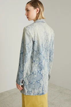 Denim blazer - Azzurro Denim