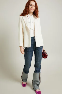 Denim con risvolto extra - Blu Scuro