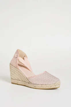 Espadrillas con zeppa - Rosa