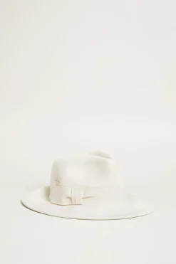 Fedora a tesa larga - Latte
