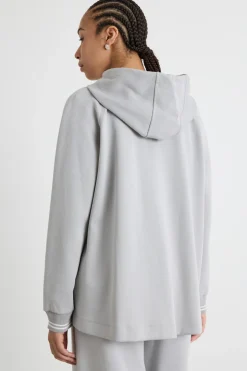 Felpa in jersey double - Grigio