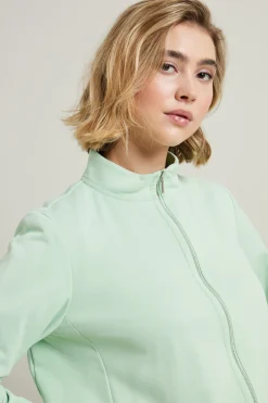 Felpa in jersey - Verde Menta