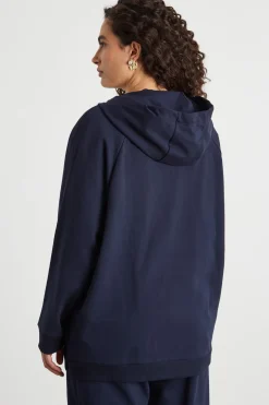 Felpa stretch - Blu