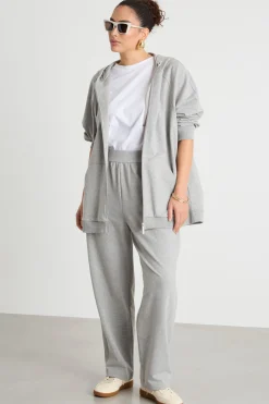 Felpa stretch - Grigio