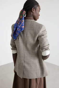 Foulard in seta - Blu
