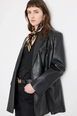 Foulard in seta - Nero