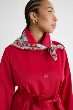 Foulard in seta - Rosso