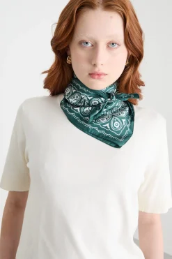 Foulard in seta - Verde
