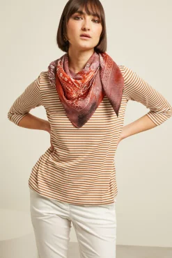 Foulard in viscosa - Vinaccia Nero Argilla