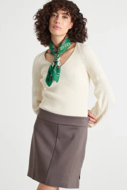 Foulard stampato - Verde