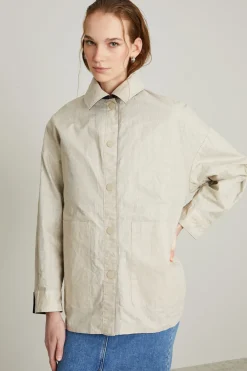 Giacca a camicia reversibile - Blu