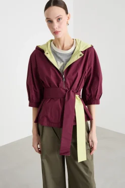 Giacca a vento reversibile - Bordeaux