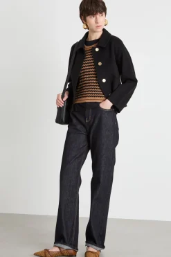 Giacca con tasche applicate - Nero