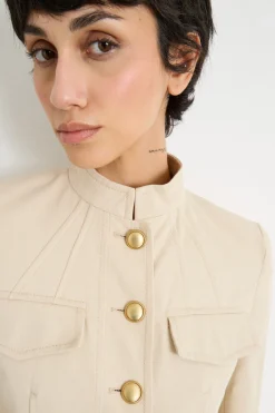 Giacca con tasche multiple - Beige