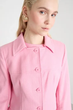 Giacca crop - Rosa