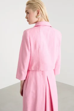 Giacca crop - Rosa