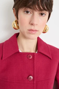 Giacca crop - Rosso