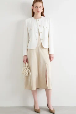 Giacca in cady - Bianco