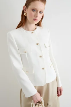 Giacca in cady - Bianco