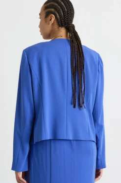 Giacca in cady - Blu
