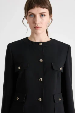 Giacca in cady - Nero