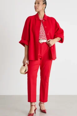 Giacca in double - Rosso