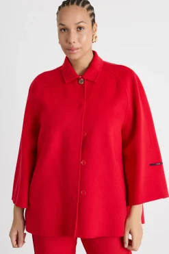 Giacca in double - Rosso