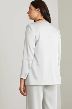 Giacca in envers satin - Ghiaccio