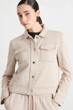 Giacca in felpa - Beige