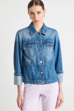 Giacca in jeans - Azzurro