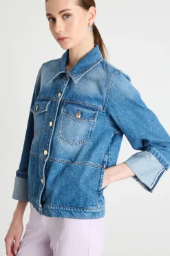 Giacca in jeans - Azzurro