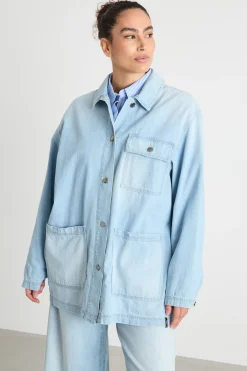 Giacca in jeans - Azzurro