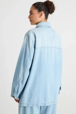 Giacca in jeans - Azzurro