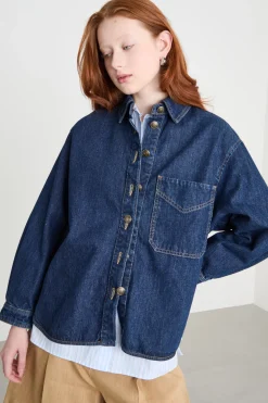 Giacca in jeans - Blu
