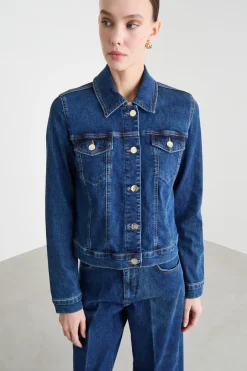 Giacca in jeans - Blu
