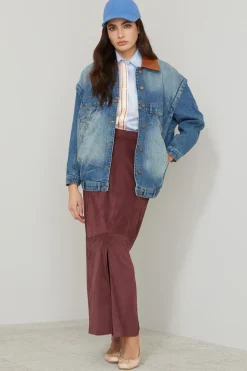 Giacca in jeans - Blu