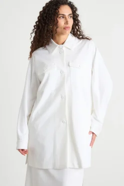 Giacca in jersey - Bianco