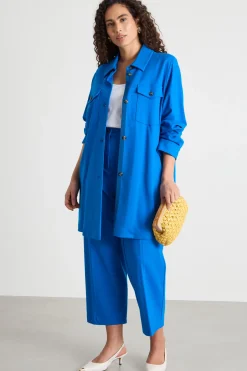 Giacca in jersey - Blu