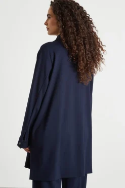 Giacca in jersey - Blu