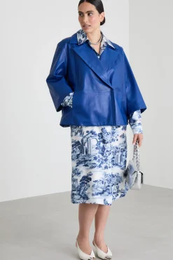 Giacca in nappa - Bluette