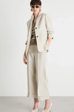 Giacca in tela pesante - Beige