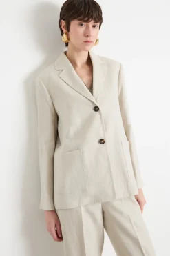 Giacca in tela pesante - Beige