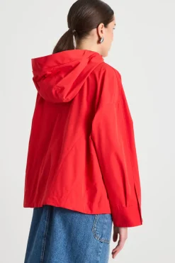 Giacca in tessuto antigoccia - Rosso
