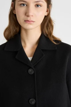 Giacca monopetto con tasche applicate - Nero