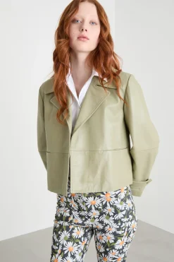 Giacca open-front - Verde