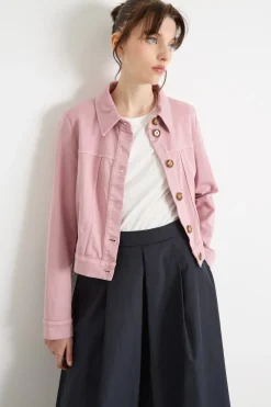 Giacca semiaderente - Rosa
