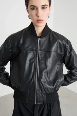 Giacca stile bomber - Nero