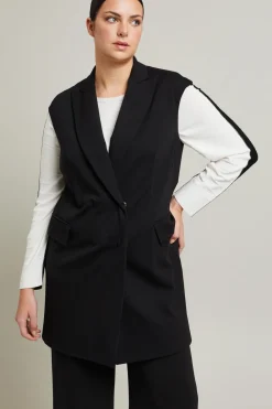 Gilet in jersey - Nero