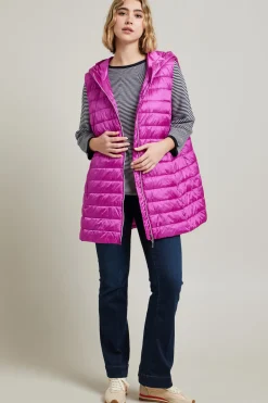 Gilet in nylon antigoccia - Rosa