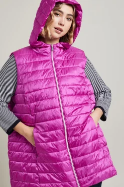 Gilet in nylon antigoccia - Rosa